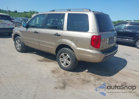 2005 Honda Pilot Ex из США, поврежденный, VIN 2HKYF18435H501473